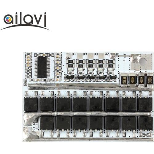 4S 12V Lithium Iron Phosphate Battery Tester Add Copper Wire 100A Battery Protection Board With Balance Function