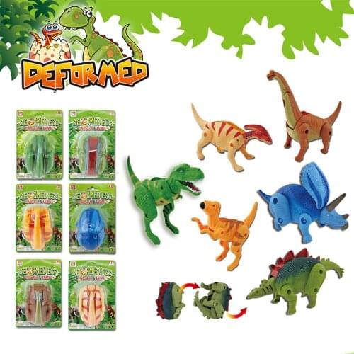 Simulation Transformer Dinosaurs Egg Animal Transforming Eggs Transformer Dinosaurs Toy Boy Gift Six Random Delivery