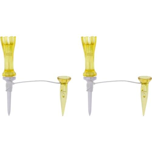 2 Pieces Quality Plastic Golf Tees Set Parent-child Golf Tees Practice Golf Equipments Golf Training Tool Golf Accessories