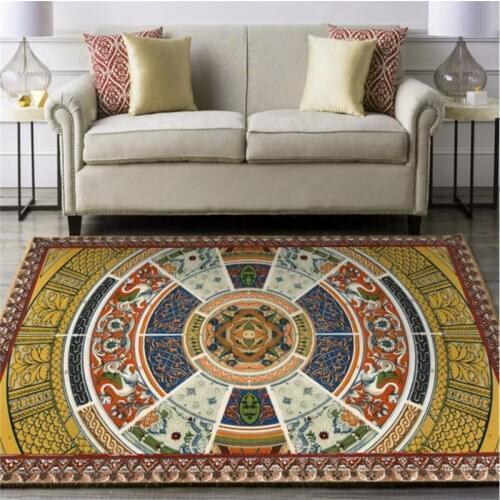 Carpets for Living Room Vintage Persian Classical Pattern Carpets Christmas Rug Area Rug for Bedroom Nordic Decoration Home Baby