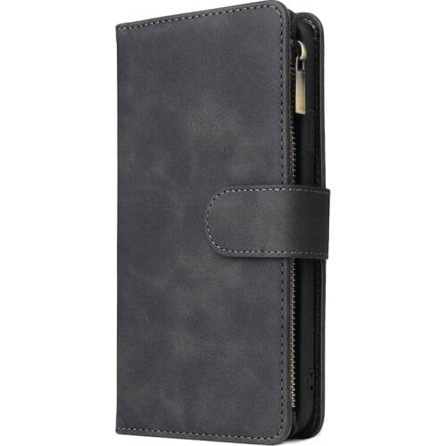 Leather Flip Wallet Case For Iphone 12 Pro Shockproof Cases Cover With Card Holder Phone Bag
