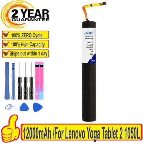 Top Brand 100% New 11000mAh Battery for Lenovo Yoga Tablet 2 1050L 1050F 2-1050F 2-1051F 2-1050L 2-1050LC 2-1051L Yt2-1050