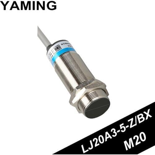 LJ20A3-5-Z/BX Inductive Proximity Sensor 24V Detection Switch NPN Three Line NPN Normally Open DC/AC M20 Copper NO/NC