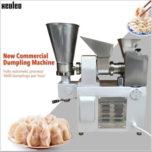 XEOLEO Dumpling machine Automatic dumpling maker Stainless steel Dumple machine make Fried Dumpling/Samosa/Spring roll 3600pcs/h