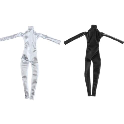 1/6 Scale Action Figure Lady Coverall Black/Silver 24.8cm For
