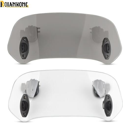 Motorcycle Windshield WindScreen Visor Viser Fits For Sukuzi GSR750 GSR 750 gsr 750 2011 -2016 VT1100 HONDA T ACE TOURER