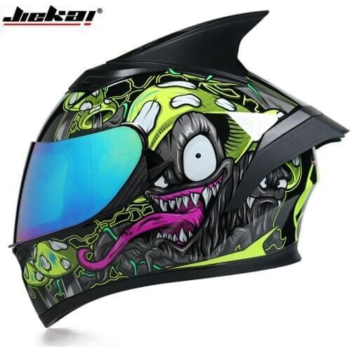 Motorcycle Helmets DOT Certified Safety Full Face Dual Lens Racing Helmet Moto Motocross Strong Resistance Off Road Helmet