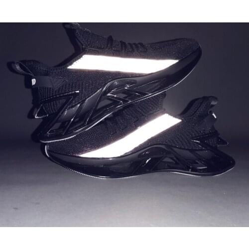 Mens New Breathable Mesh Fashion Casual Shoes Big Size Summer 2021 thick-soled reflective lace-up lightweight Comfortable shoe