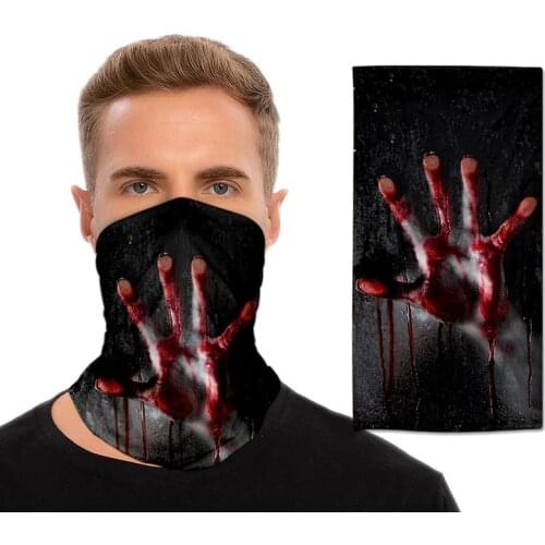 Dustproof Fishing Magic Scarf New 2021 Halloween Cycling Face Mask Headwear Hiking Motorcycle Tube Scarf Neck Gaiter