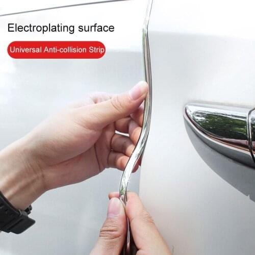 QHCP 10M/15M/20M Car Door Trips Rubber Edge Protective Strips Side Doors Moldings Adhesive Scratch Protector Vehicle For All Car