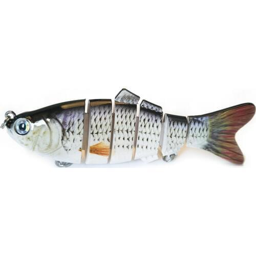 SEALURER 1PCS Lifelike Fishing Lure 6 Segment Swimbait 10cm 17g Isca Artificial Lures Trout Lure