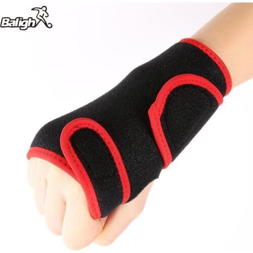 Balight Sports Safety Splint Sprains Arthritis Band Belt Carpal Tunnel Hand Wrist Support Brace Black