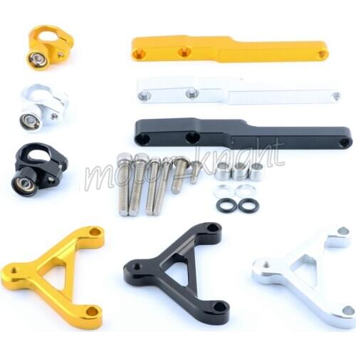 CNC Steering Damper Stabilizer w/ Bracket Mounting Kit Satety Control for Honda CB1000R 2008 2009 2010 2011 2012 2013 2014-2016