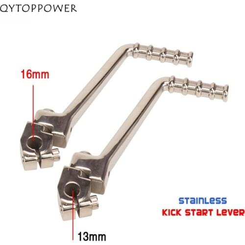 Universal Stainless 13/16mm Kick Start Starter Lever For 50 70 110 125 140 150 160 cc Kayo Apollo Bosuer SSR SDG Dirt Pit Bike