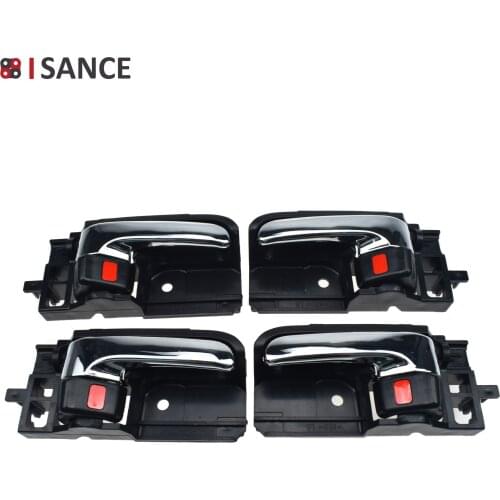 ISANCE 4pcs Inside Interior Door Handle Front Rear Left Right For Toyota Corolla 2003-2008 / Matrix 2005-08 / Scion tC 2005-2010