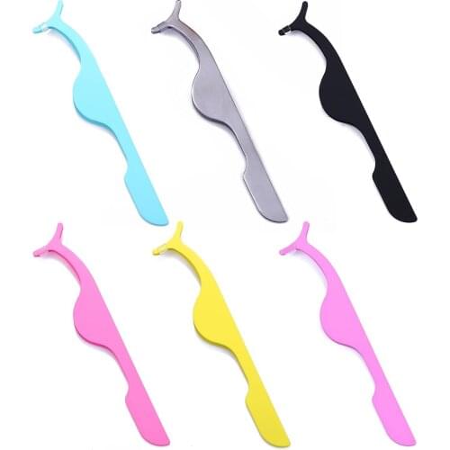 YAPEMAKER Beauty Tools Multifunctional False Eyelashes Stainless Auxiliary Eyelash Curler Tweezers Clip Makeup Accessories