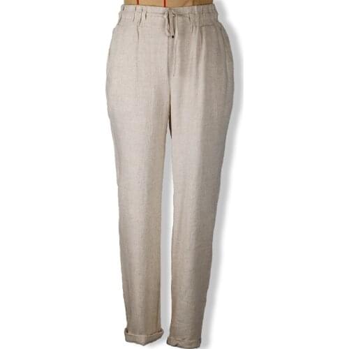 Женские льняные брюки ZHUNUAN China At AliExpress