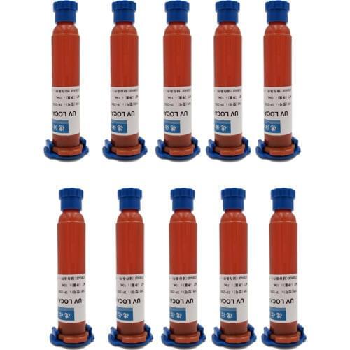 10pcs/lot 10ml TP-2500 UV glue liquid optical clear adhesive tp 2500 uv glue tp2500 for touch screen for samsung galaxy iPhone