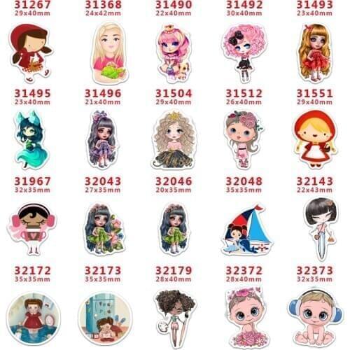 10 Pcs Cartoon Planar Resin Cabochons PR31267