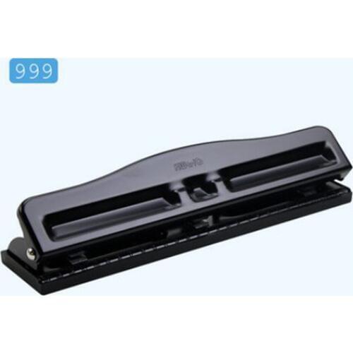 3 Holes Paper Puncher 999 Heavy Duty Punch, Adjustable M Desktop Hole Punch, 10 Sheets Capacities