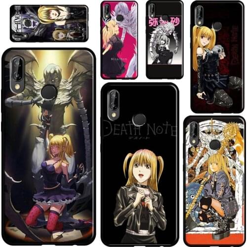 Rem and Misa Death Note Anime For Huawei P40 Lite P20 P30 Pro Mate 20 P Smart Z 2019 Nova 5T Case For Honor 8A 8X 9X 10i