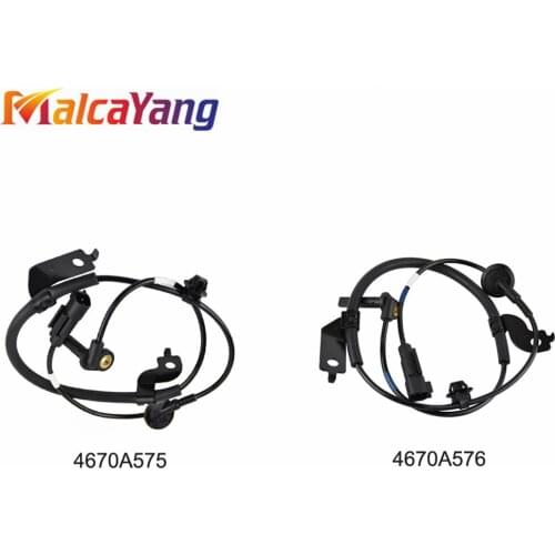 4670A575 4670A576 ABS sensor Wheel speed sensor Front Axle Left+Right For Mitsubishi ASX Van LANCER Saloon OUTLANDER III 07-16