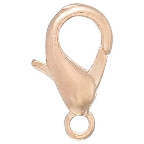 DoreenBeads Copper Lobster Clasps Findings rose gold color 10mm x 6mm(3/8" x 2/8"),200PCs