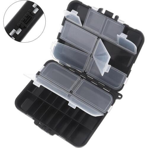 Double Sided 26 Activity Compartments Carp Fishing Tackle Box for Fishing Hook Swivel Ring Lure and Accessories Storage Case