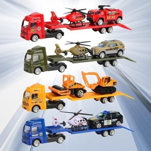 HIINST 1 Pc Alloy Metal Car Model 4 Color Container Truck Diecast Model Kid Children Educational Toys Birthday Gift For Boys