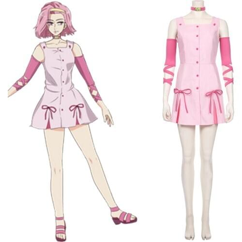 JoJo‘s Bizarre Adventure Reimi Sugimoto Cosplay Costume Women Dress Outfits Halloween Carnival Costumes Custom Made