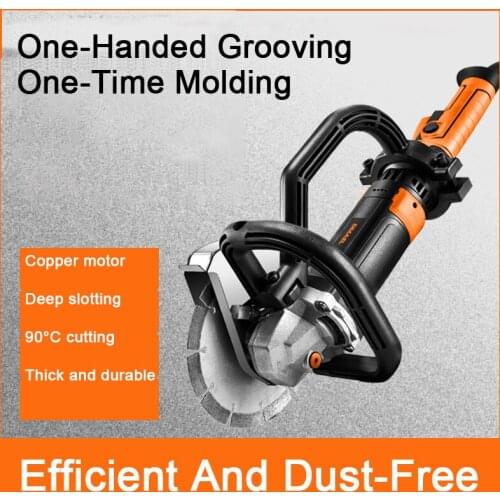 Monolithic slotting machine hydroelectric installation cutting machine Wall cutting machine with water concrete special opening