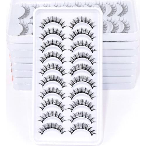 8 Pairs Fake Eyelashes Dramatic 3D Natural Mink Lashes Makeup Tool Thick False Eyelash Extension Наборы для макияжа maquiagem