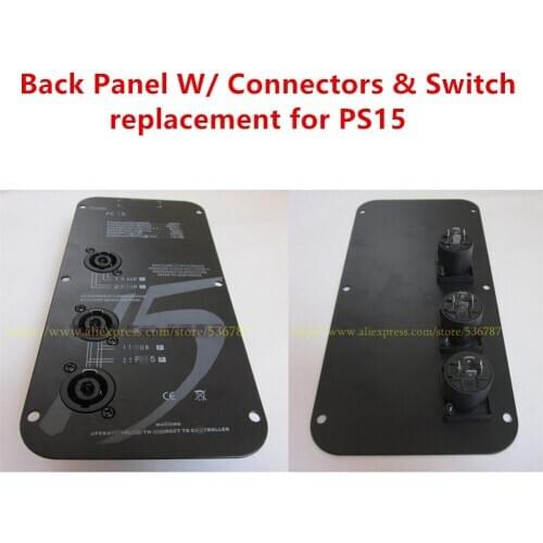 NEW 2pcs/pair Back Panel W/ Connectors & Switch Replacement For NEXO PS 15 Speaker