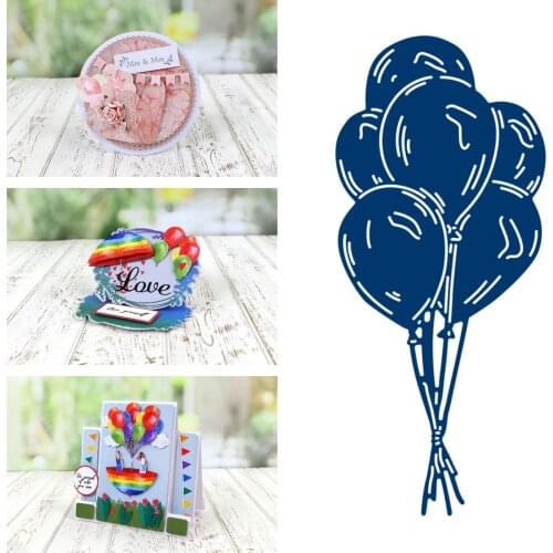 New 2021 Balloon Metal Cutting Dies for DIY Scrapbooking Crafts Dies Cut Stencils Maker Photo Album Template Handmade Decoration