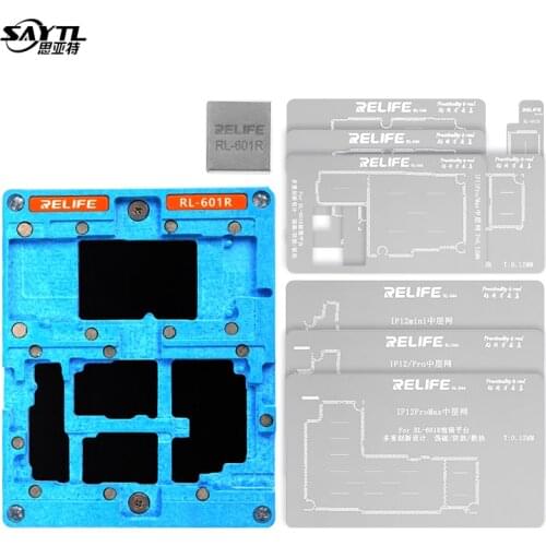 10in1 Planting Platform With BGA Reballing Stencil For IPhone12/12Pro Max/12Mini/11/11Pro Max/X/XS/XS MAX Soldering Repair Tools