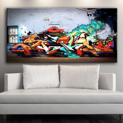 Scandinavian Style Decor Colorful Abstract Canvas Painting Poster Print Decor Wall Art Pictures For Living Room Bedroom unframed