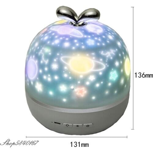 Modern Projector Star Night Lights for Children Bedroom Lamps Christmas Gift Kids Baby Room Lights USB Projection Night Lamp