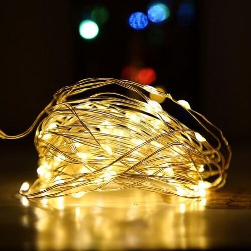 TLEROE LED String Lights With Transparent Wire