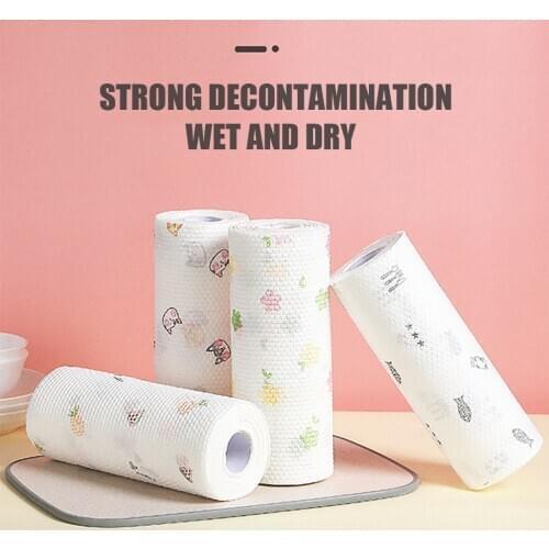 Premium Material Disposable Cleaning Cloth Kitchen Paper Dishcloth Cleaning Tools New Suitable for Kitchen Window Furniture