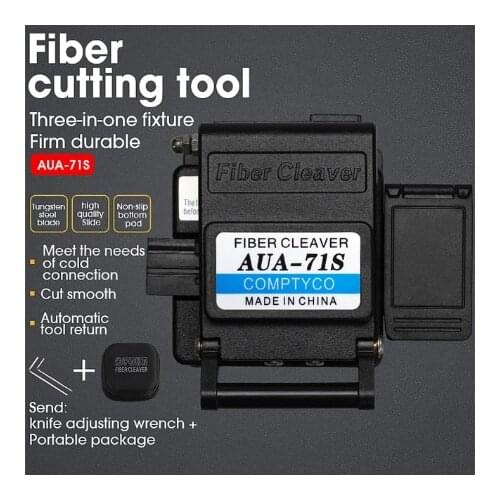 High-precision fiber cleaver AUA-7S special metal fiber cleaver for cold splicing fiber cleaverHigh Durability free shipping