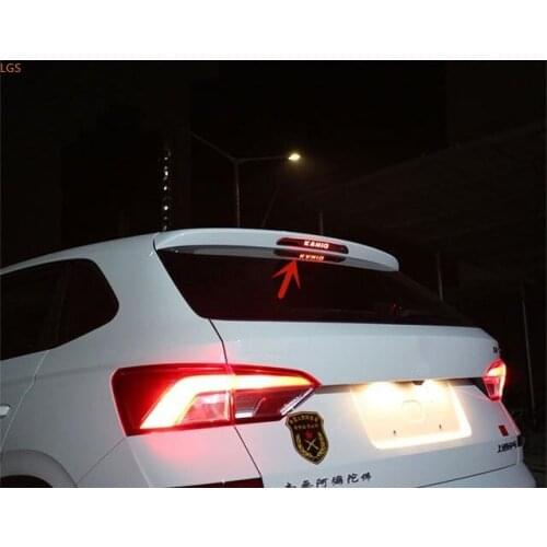 For Skoda KAMIQ 2018-2019 High-quality stainless steel rear brake light decorative strip anti-scratch protection Car styling