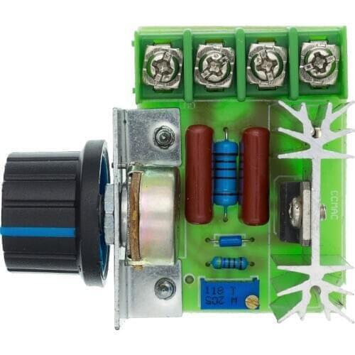 A84 1pcs 2000W 220V SCR Electronic Voltage Regulator Module Speed Control Controller Worldwide Store