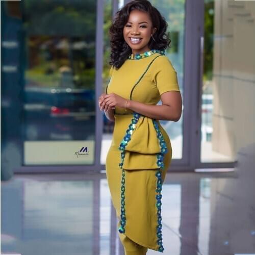 African Dresses For Women 2020 African Clothes Africa Dress Summer Dashiki Ladies Clothing Ankara Party Evening Bodycon Dress