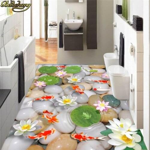 Beibehang Custom Photo Wallpaper Floor Decorative Stereo Pebble 3D Floor Painting papel de parede