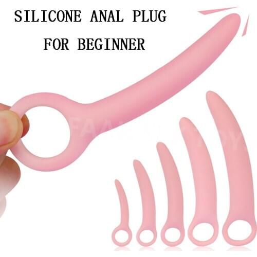 Safe Silicone Dildo Anal Plugs Anal Sex Toys For Women Men G Spot Massager Female Masturbator Soft Sex Products For Beginners