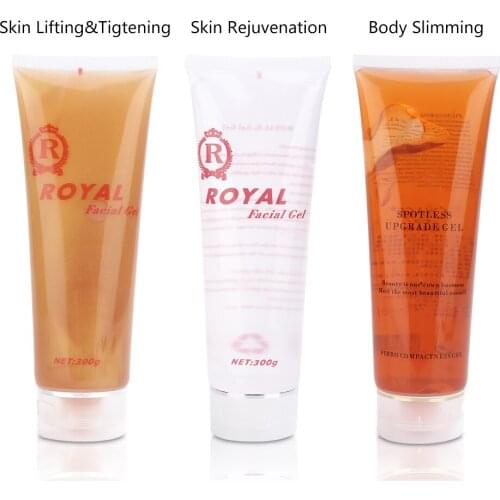 Ultrasonic Gel RF&EMS Massager Cavitation Body Slimming Conductive Gel for Face Anti Wrinkles Hair Removal Cooling Gel Cream