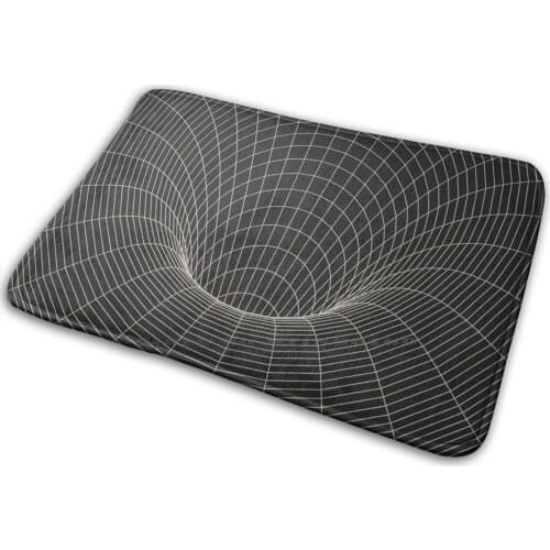 Event Horizon Mat Rug Carpet Anti - Slip Bedroom Entrance Door Mat Wormhole Sci Fi Space Black Hole Astronomy Science Geek