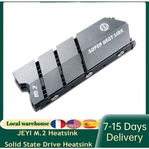 JEYI M.2 Heatsink Solid State Drive Heatsink Aluminum NVME/NGFF Thermal Conductivity Cooling Vest Radiator for 2280 SSD