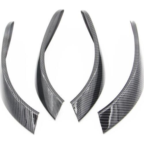 Carbon Look Interior Door Handle Cover Trim for BMW 3 Series F30 F31 2013-2017 GT F34 14-17 & 4 Series 4 Dr F36 15-17
