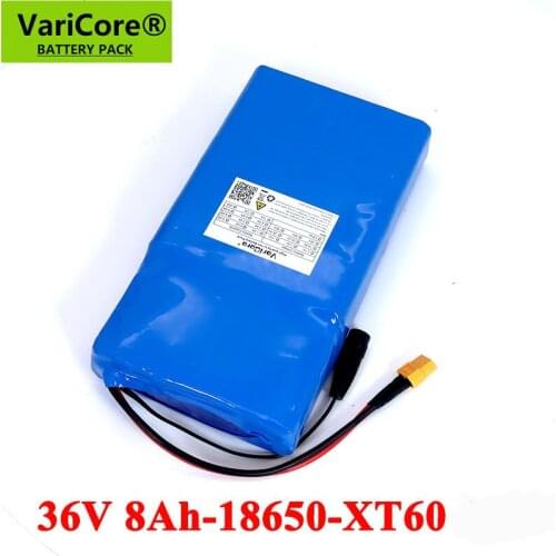 36V 8Ah E-bike Lithium Battery Pack 42v 18650 8000mAh High rate 20A BMS for Balancing scooter lawn mower electric wheelchair